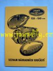 Katalog  nhradnch dl - Jawa - Z 125 a 150 Mezityp